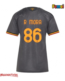 AS Roma Rodrigo Mora #86 Tricou Fotbal Replică 2026-27 Femei Treilea AS Roma Rodrigo Mora #86 Tricou Fotbal Replică 2026-27 Femei Treilea